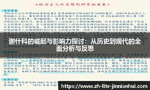 谢什科的崛起与影响力探讨：从历史到现代的全面分析与反思